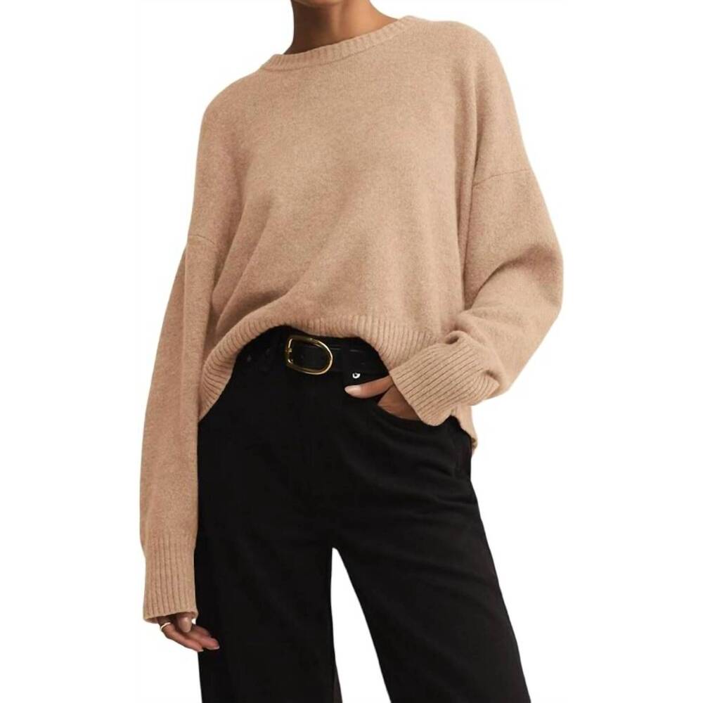 NEW Z SUPPLY cirus cozy sweater in macaroon